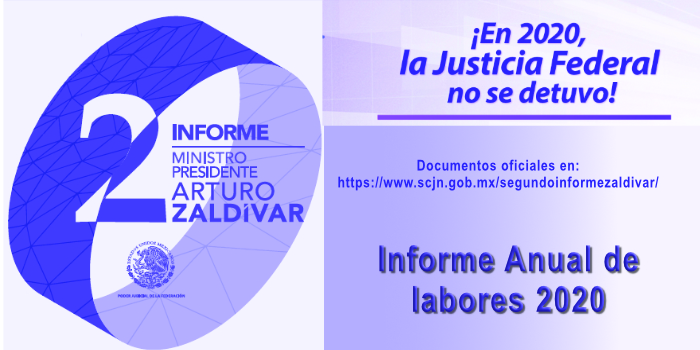 2do Informe Ministro Presidente Arturo Zaldívar